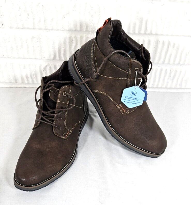 Nunn Bush Circuit DC Plain Toe Chukka Brown Boot Men display picture 3