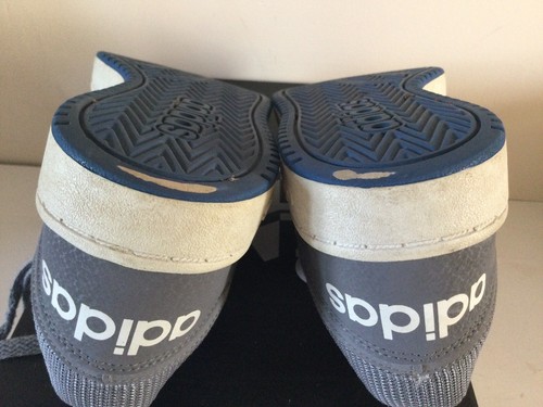 ADIDAS HOOPS 2.0 Jr Grey Low Top Cushioned Trainers, Shoes, T7305 - Picture 6 of 8