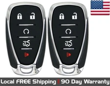 2x New Replacement Key Fob for Select Chevrolet Vehicles HYQ4EA HYQ4ES - 433 MHz