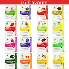 LeCharm Premium 100% Natural Fruit Herbal Black Green Tea Extract 10 Sachets