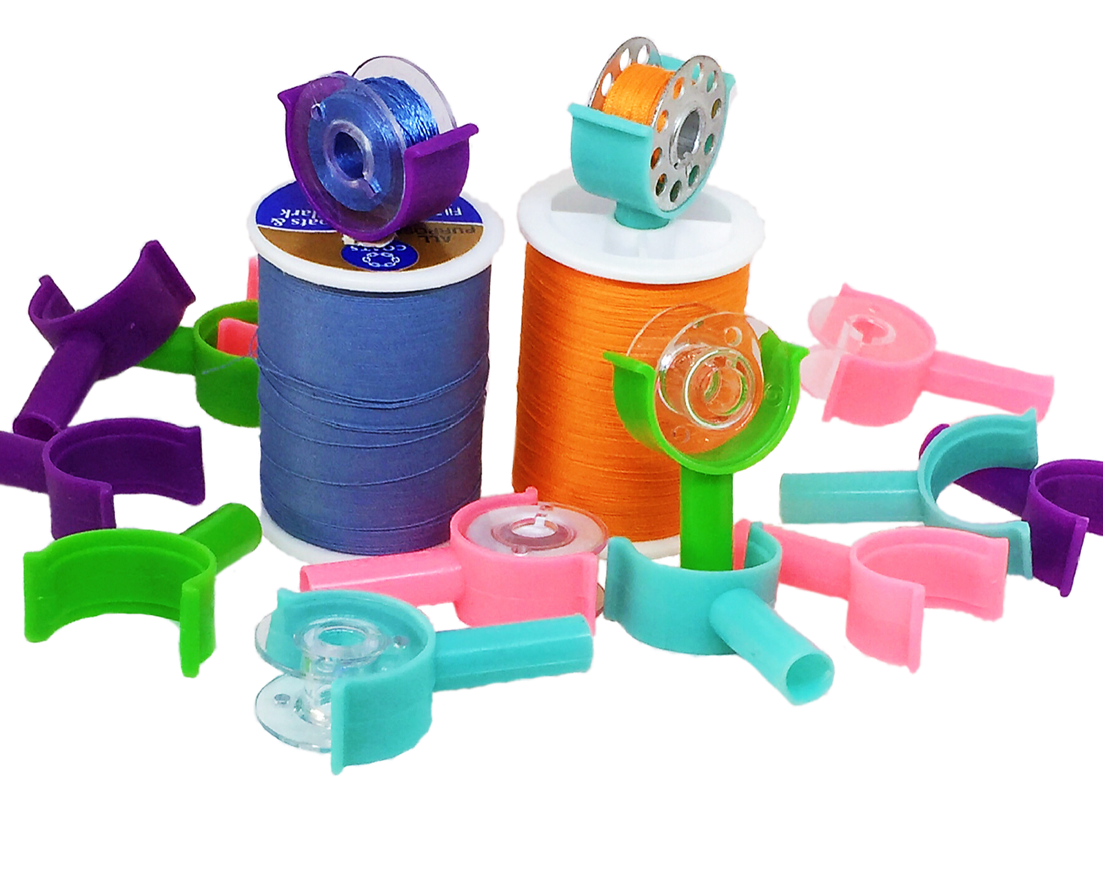 20 pcs Bobbin Holder Great for Embroidery Quilting Sewing Machine 7