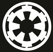 Empire Logo Decal Sticker - Choose Color Size - Star Wars Darth Sith-