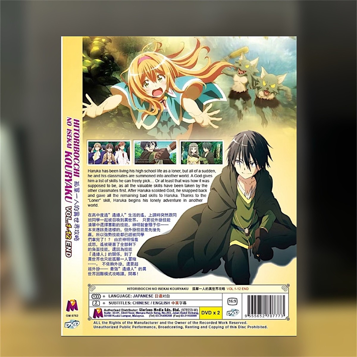 ANIME DVD HITORIBOCCHI NO ISEKAI KOURYAKU VOL.1-12 END