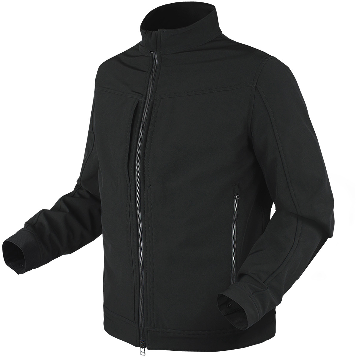 Condor Intrepid Softshell Chaqueta Táctico Hombre Policía Seguridad Caza Negro