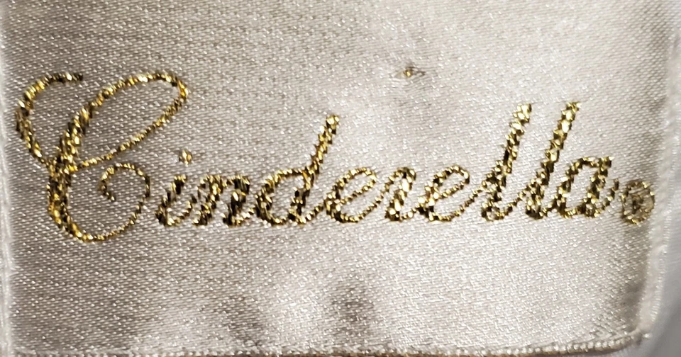 Cinderella Couture Girl Lace Pearl Accent White Dress Size 7 Flower Girl Pageant - Image 3 of 4