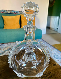 Baccarat Remy Martin Crystal Glass Decanter Fleur de lis France 0.70L w/ Stopper
