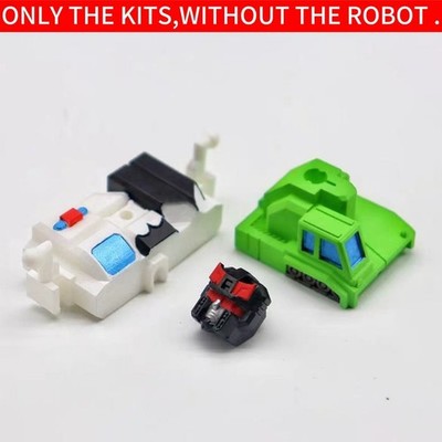 DIY 3D Printed Upgrade Kit - Head, Shoulder & Foot Parts for Construction Robot