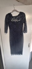 Gorgeous Navy Laced Dress No Label Should Be A Size 10 But More Like size 8/10