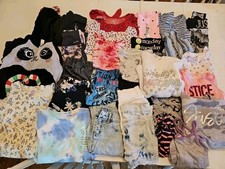 Lot Of Girls Size 8 Justice Clothes. Shorts, Pants, Jeans,hoodies, Pjs 28 Pieces