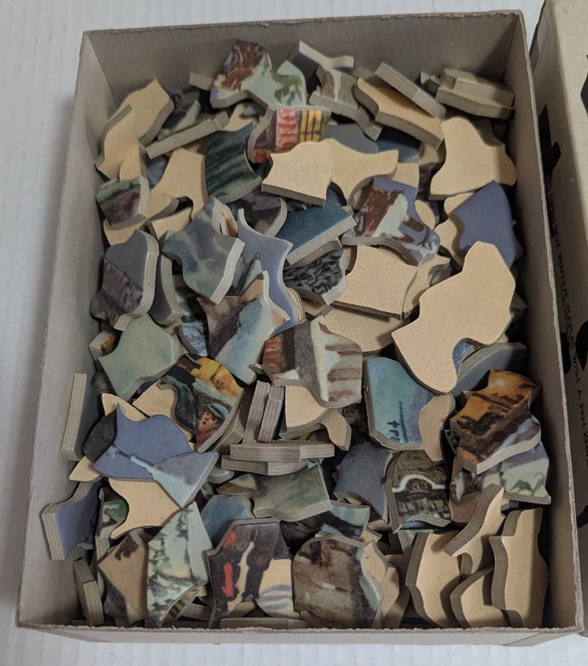 1934 Tuco картина головоломка старомодный зимний отличном состоянии - Изображение 4 из 4