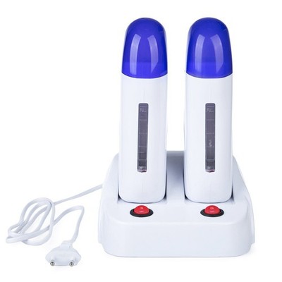 Wax Warmer for Hair Removal Double Depilatory Roll On Wax Heater Electric Hom...