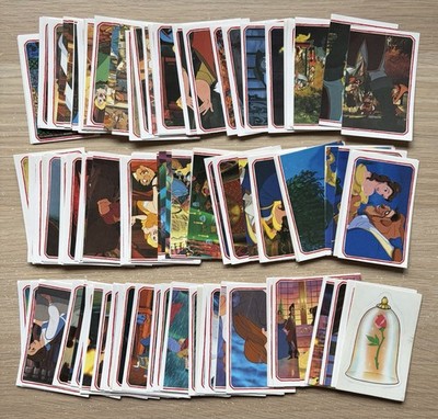161 verschiedene Panini Sticker Die Schöne und das Biest 1992