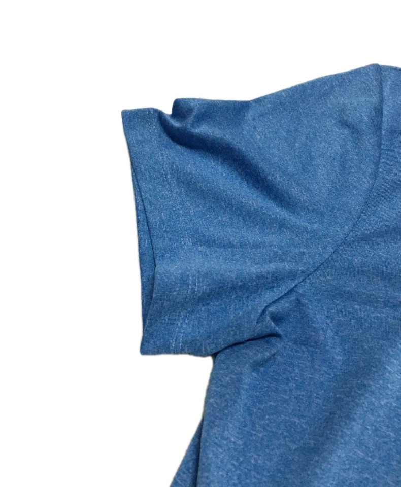 Camisa polo de golf Callaway Opti Dri azul manga corta con cremallera 1/4 para mujer talla XL Foto 3 de 4