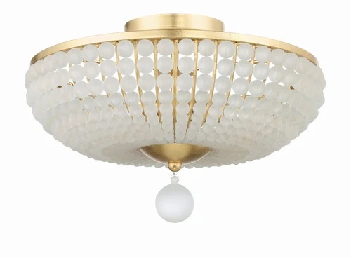 Crystorama Lighting Group BLA-10665 Bella 4 Light 18"W Flush - Gold - Picture 7 of 11