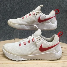 Nike Zoom Hyperace 2 White Red Women’s Volleyball Shoes AA0286-106 Size 8.0