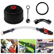 5 Gallon 14in Fuel Jug Gas Can VP Racing Fuel Deluxe Cap Filler Valve Hose Kit
