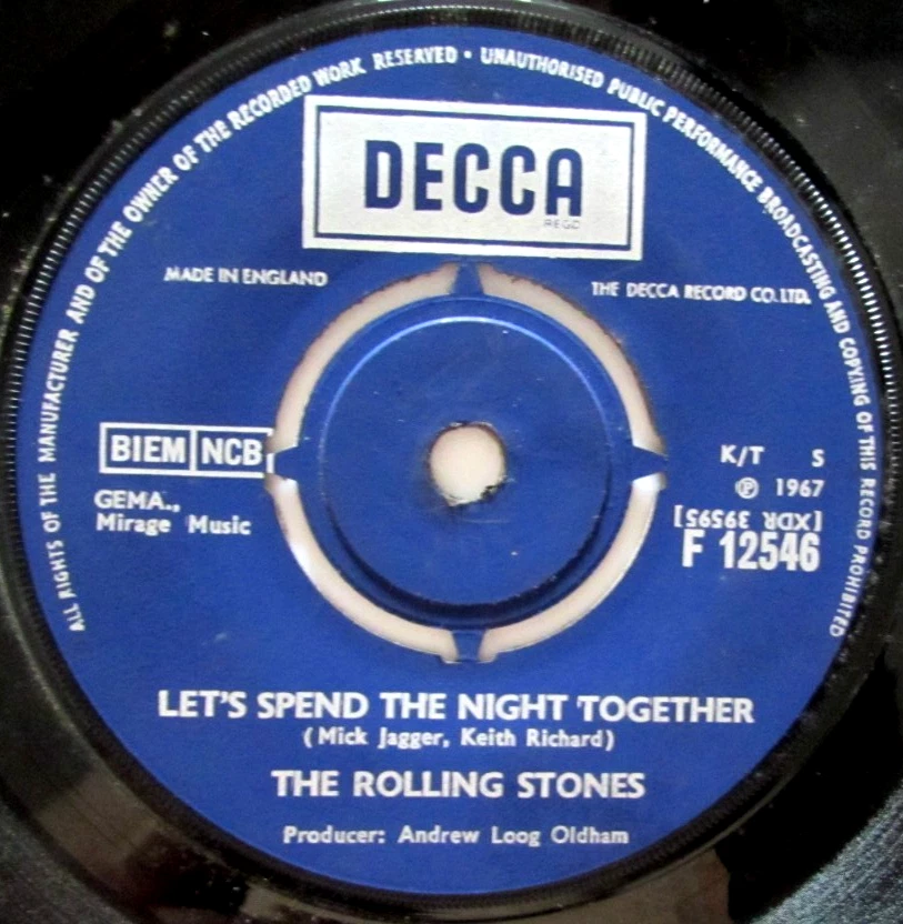 ROLLING STONES Ruby Tuesday. 45T UK 1967 - Photo 2/2