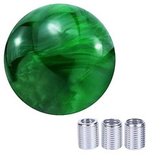 Marble Ball Shift Knob Polished Car Gear Stick Lever Shifter Handle Green Marble Ball Shift Knob Polished Car Gear Stick Lever Shifter Handle Green