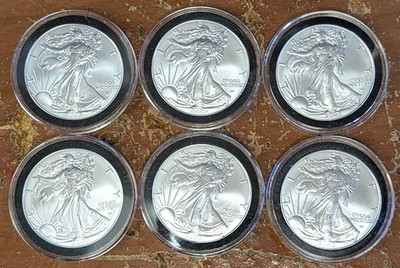 1 oz American Eagle BU (2025) - Lot of 5