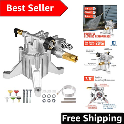 #ad Adjustable Unloader 7 8quot; Shaft Pressure Washer Pump 3000 PSI Performance $118.74