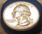 1952 D   Brilliant Uncirculated  Quarter 90% SILVER    Blazing  Luster #408 ~ 8