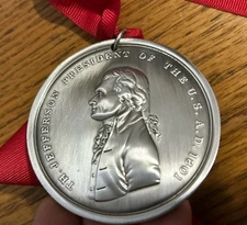 T.H. Jefferson President Of The U.S. A.D. 1801 Replica Friendship Coin