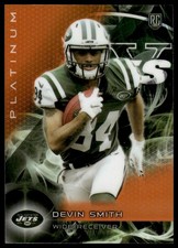2015 Topps Platinum #108 Devin Smith RC Rookie Orange Refractors Jets NM