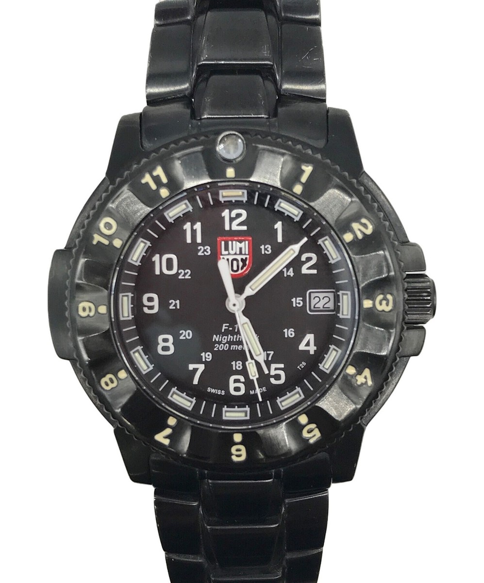 Luminox F-117 ブラックウォッチ LUMINOX watch Black Men F-117 NIGHTHAWK | eBay