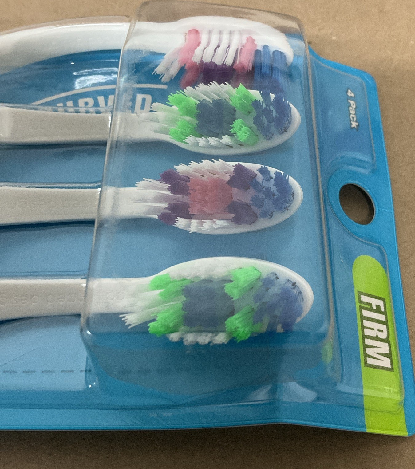REACH Advanced Design Adult Toothbrush, Curved Firm , 4 Count Lot Of 2