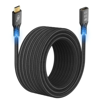 20Gbps USB 3.2 Extension Cable, 10FT USBC 3.2 Gen2 -to Female Extender Cable ...