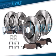 Front Rear Rotors Brake Pads for Buick Allure Regal Lacrosse Chevy Malibu Impala