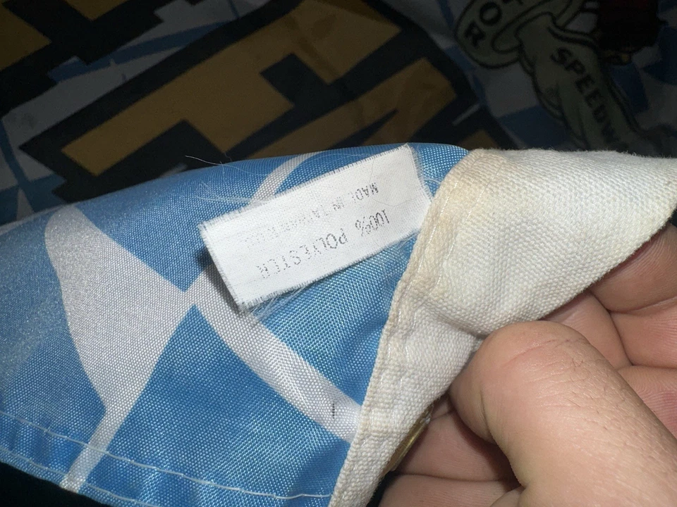 Винтажный логотип Indianapolis Motor Speedway Welcome Race Fans коллекционный флаг 3 фута x 5 футов - Изображение 2 из 2