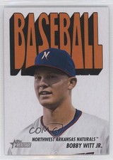 2021 Heritage Minor League Edition 1972 Topps Pack Cover Cards Bobby Witt Jr 0e3