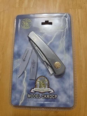 NOS Smith & Wesson Model CKRDCP Bullseye Folding Pocketknife
