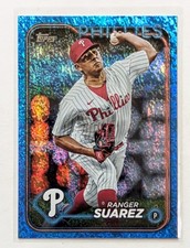2024 Topps Series 1 Ranger Suarez Blue Foil /999 #229 Boston Red Sox