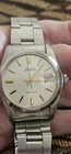 Vintage Rolex Oysterdate Precision 6694 Silver Dial Manual Wind 34mm Watch