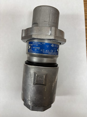 #ad Crouse Hinds APJ 3485 Arktite Grounded Plug Body 30A 4 Pole 250VDC 600VAC $200.00
