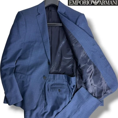 Combinaison Emporio Armani M LINE Glenplaid pattern bleu marine 50 inutilisée - Photo 1/4