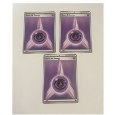 Pokémon TCG SVEN Basic Psychic Energy 021 - Lot of 3, English, Regular Finish