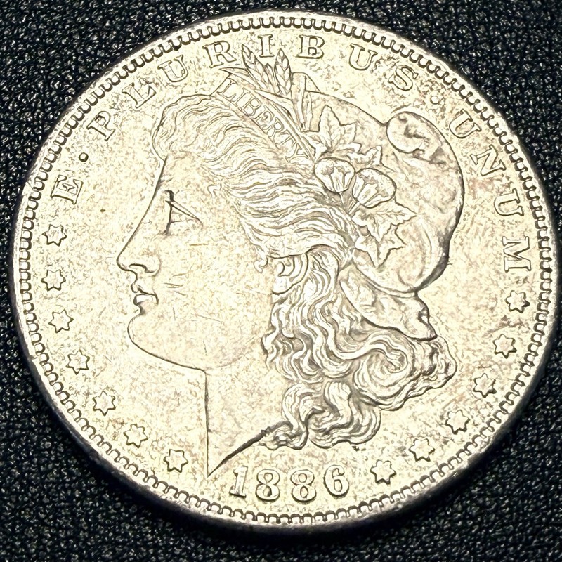 1921-D Morgan Silver Dollar US Coin XF/AU 90% Silver Lots of Original Luster