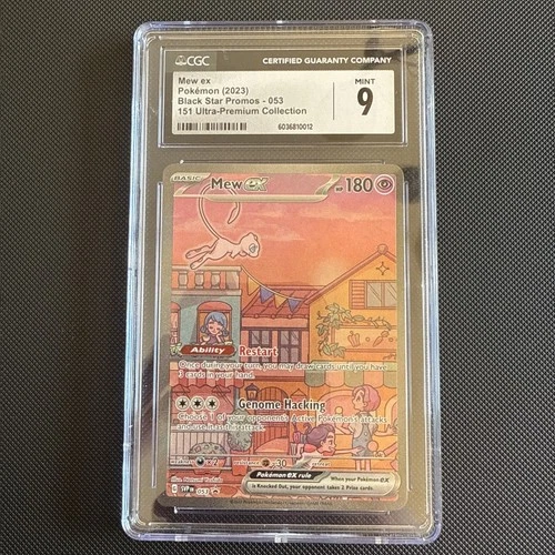 Mew ex Pokémon (2023) Black Star Promos - 053 151 Ultra-Premium Collection CGC 9