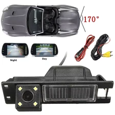 Car Rear View Backup Reverse Camera 170° CMOS 4 LED HD Night Vision Waterproof