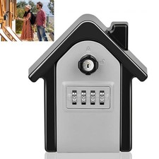 Mini Wall Mounted Key Safe 4 Digit Combination Key Safe Indoor Outdoor Version