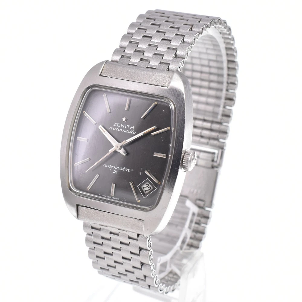 ZENITH respirator Date gray Dial Automatic Men's Watch L#149399