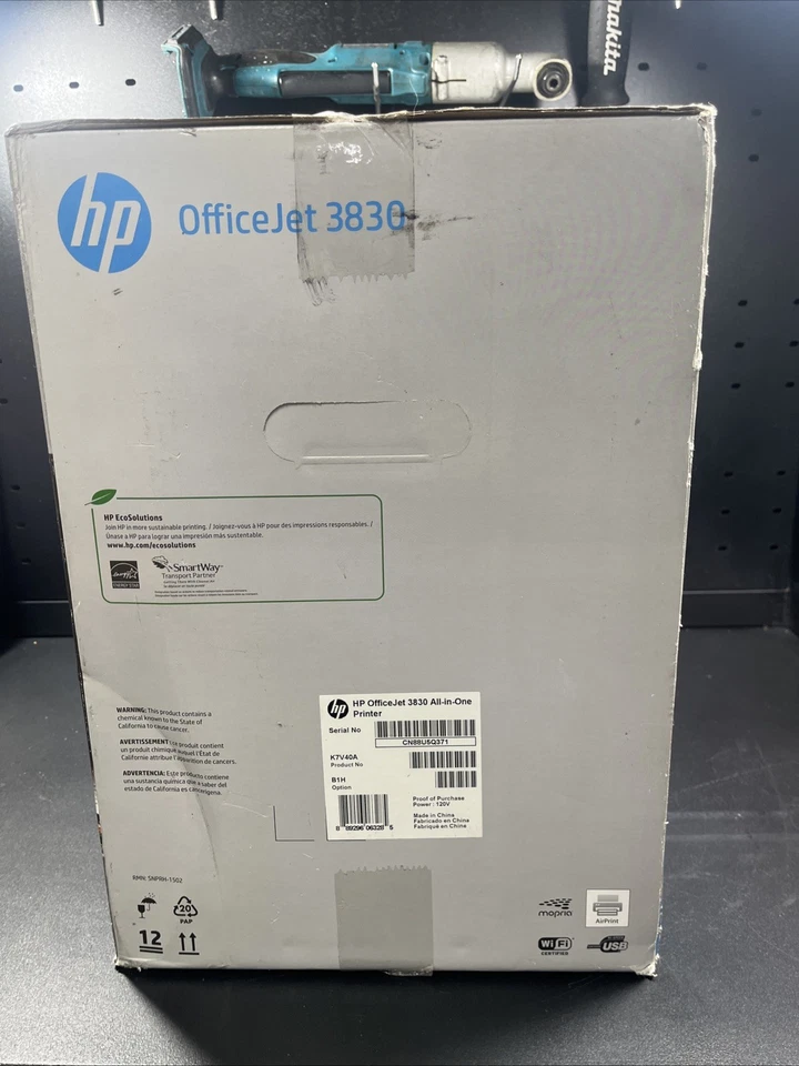 HP OfficeJet 3830  Wireless All-In-One Inkjet Printer NEW - Image 4 of 4