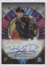 2019 Bowman Draft Chrome Class of 96/250 Quinn Priester #C19A-QP Auto 00q8