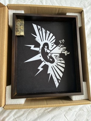 Offizielle GW veröffentlichte Warhammer Community limitierte Edition seltenes Würfel-Tablett aus Holz neu