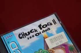 Chuck Rock II: Son of Chuck (Sega CD, 1993) CIB, Complete