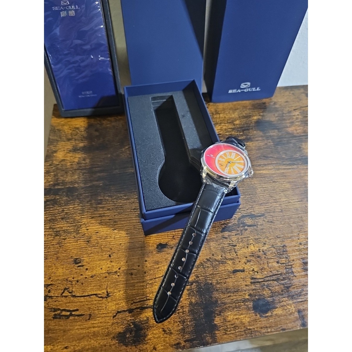 2025 Seagull ST17 Movement Automatic Mechanical Watch Transparent Case Back‎ S7cd2eb7b2c5b4221b5723ba6d4632  main image 3