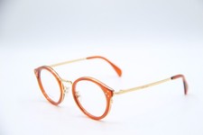 NEW CELINE CL 50001U 042 BROWN GOLD AUTHENTIC FRAMES EYEGLASSES 46-22